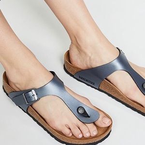 Birkenstock Gizeh flip flop sandal 39 onyx black
